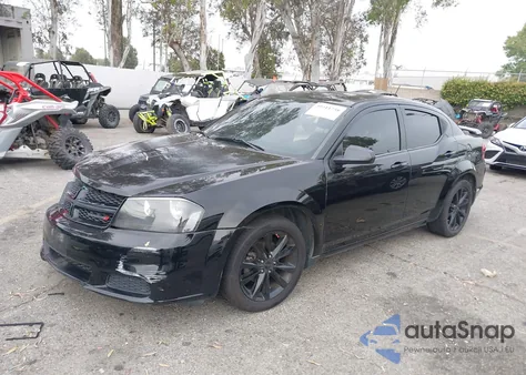 2014 Dodge Avenger Se из США, поврежденный, VIN 1C3CDZAB8EN188187